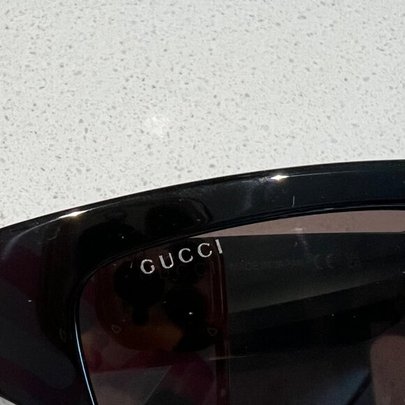 Gucci Web Studi Rectangular Sunglasses, 55mm NEW main image 2